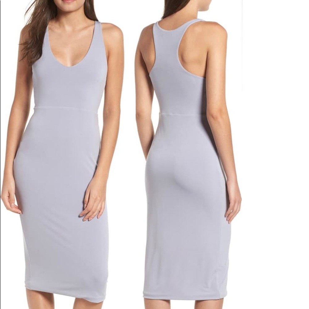 Leith Sleek Knit Midi Dress